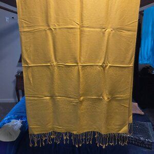 Gold/Yellow Color Pashmina Shawl